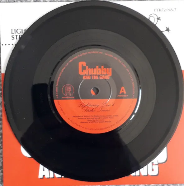 Chubby & The Gang Lightning 7-tommer vinylsingle punk