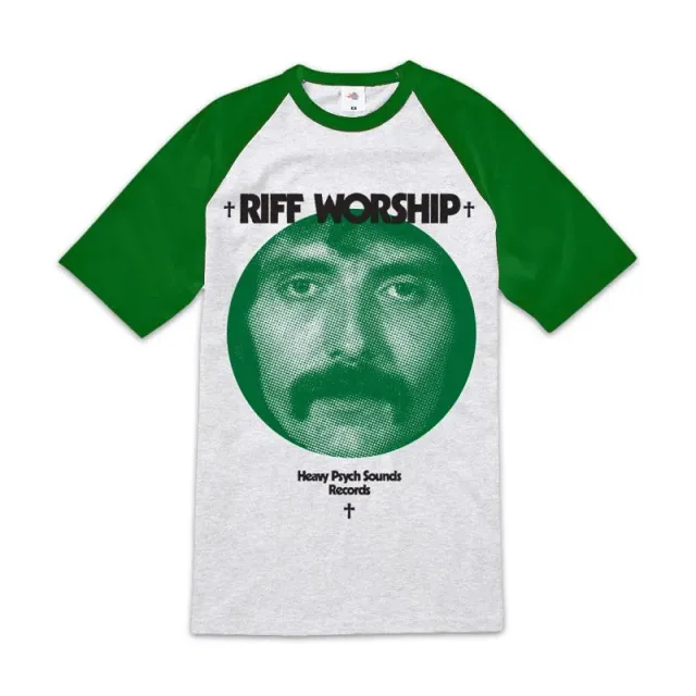 Heavy Psych Sounds #31 grønn baseball T-skjorte