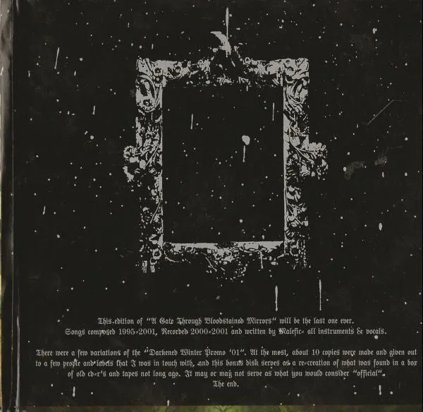 Xasthur A Gate Through Bloodstained Mirrors 2CD brukt
