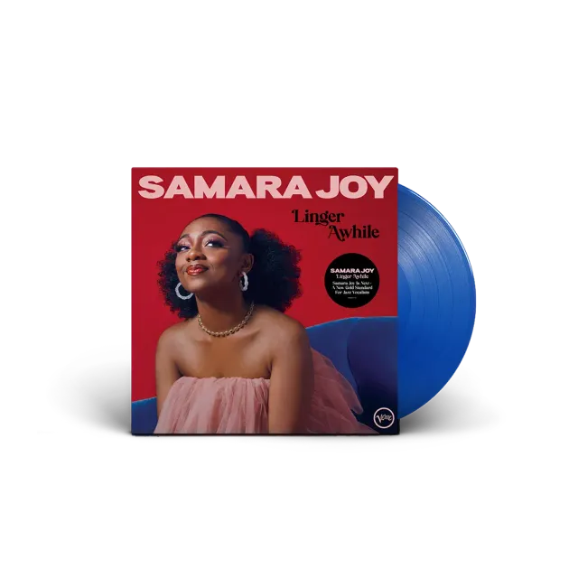 Verve Samara Joy Linger Awhile LP blå vinyl Grammy