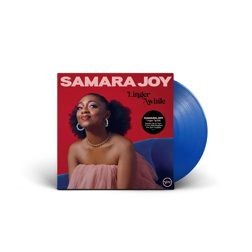 Verve Samara Joy Linger Awhile LP blå vinyl Grammy