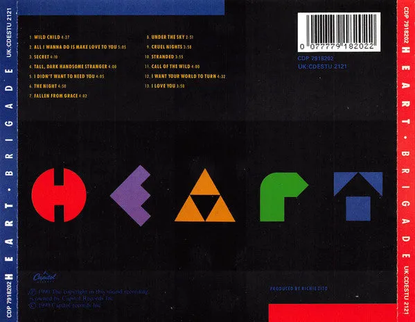 Heart Brigade CD brukt album arena-rock