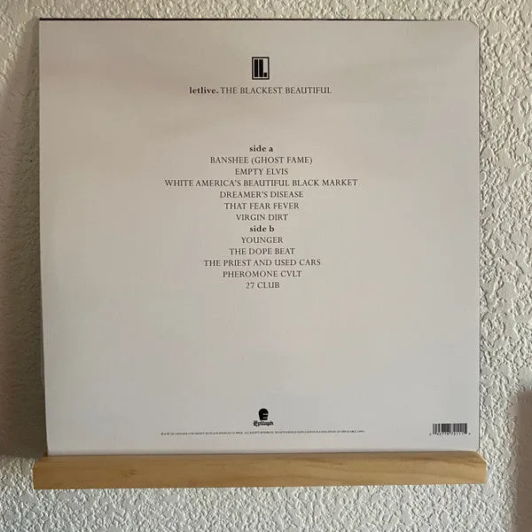 Letlive The Blackest Beautiful LP brukt 180g hardcore