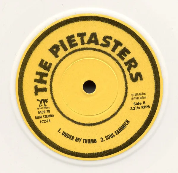 The Pietasters Out All Night 7" vinylplate hvit brukt