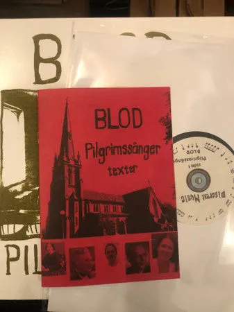 Blod Pilgrimssånger LP vinyl brukt repress