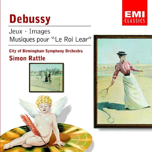 Debussy Rattle Jeux Images CD album brukt EMI