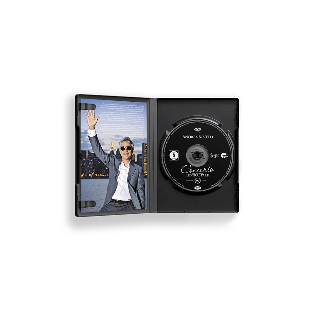 Verve Andrea Bocelli Concerto Central Park DVD 10th Anniversary