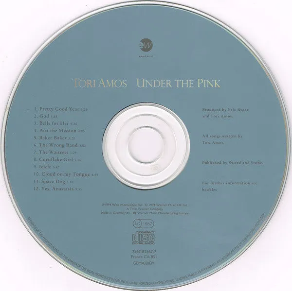 Tori Amos Under The Pink CD brukt alternativ rock