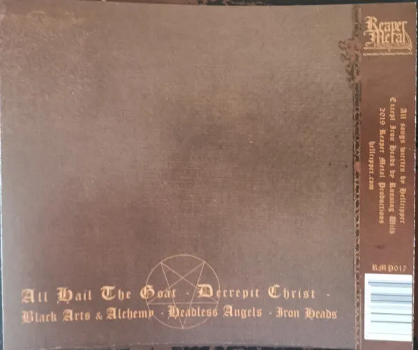 Hellripper Black Arts & Alchemy CD EP brukt ltd