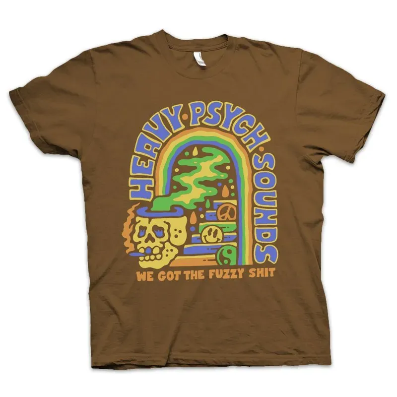Heavy Psych Sounds #55 brun t-skjorte offisiell merch