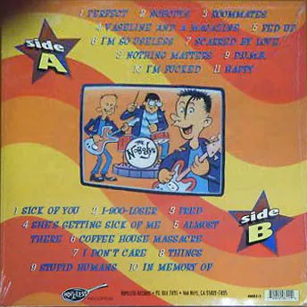 Nobodys Short Songs For Short Attention Spans LP brukt punk