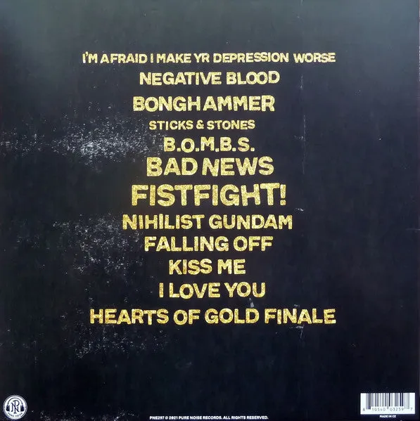 Dollar Signs Hearts Of Gold vinyl LP svart gull brukt