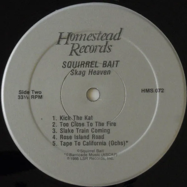 Squirrel Bait Skag Heaven LP brukt sølvlabel