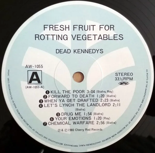 Dead Kennedys Fresh Fruit For Rotting Vegetables LP brukt japansk pressing