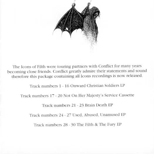Icons Of Filth Mortarhate Projects CD brukt comp