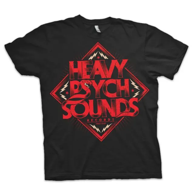 Heavy Psych Sounds #10 t-skjorte svart bomull