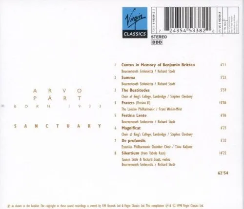 Arvo Pärt Sanctuary CD brukt samlealbum post-modern