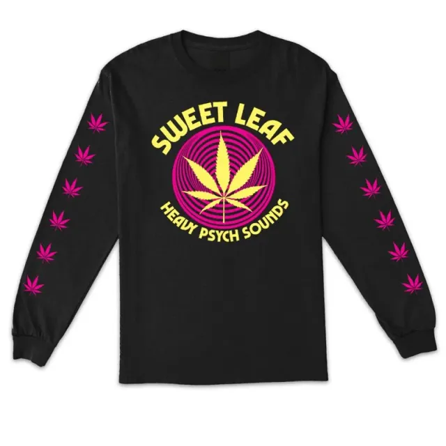 Heavy Psych Sounds #45 longsleeve svart bomullsgenser