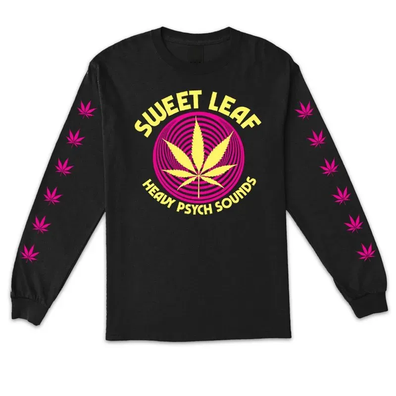 Heavy Psych Sounds #45 longsleeve svart bomullsgenser