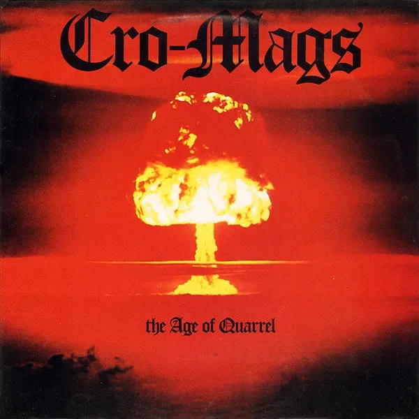 Cro-Mags The Age Of Quarrel LP vinyl brukt 1986 hardcore