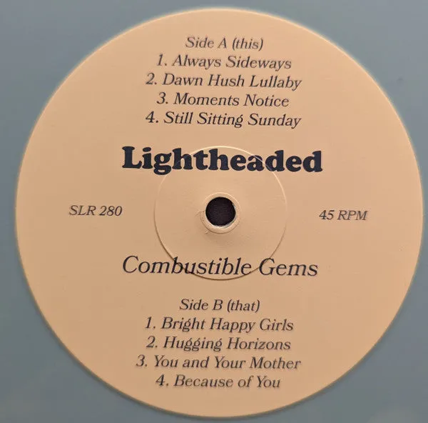 Lightheaded Combustible Gems LP brukt baby blue