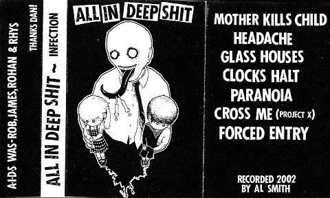 All In Deep Shit Infection kassett brukt thrash