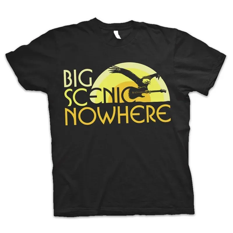 Big Scenic Nowhere #01 t-skjorte svart bomull