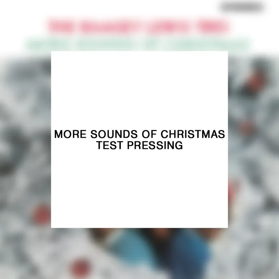 Verve Ramsey Lewis More Sounds of Christmas testpressing LP