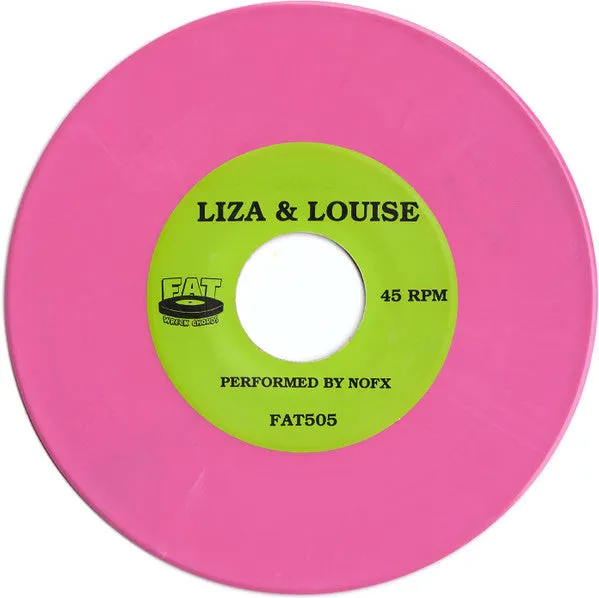 NOFX Liza And Louise 7" singel magenta vinyl brukt