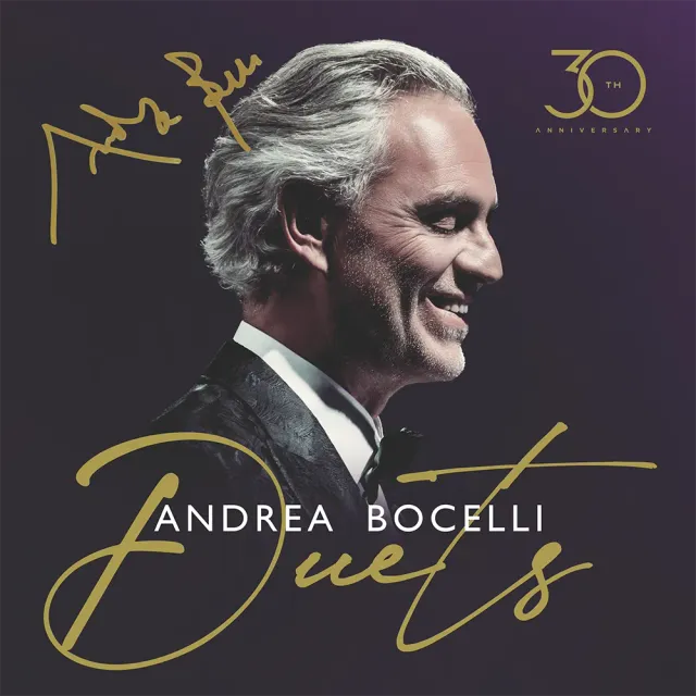 Bocelli 30th Anniversary Art Card signert samlekort