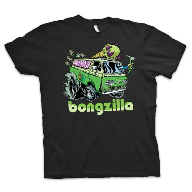 Bongzilla #04 t-skjorte svart bomull