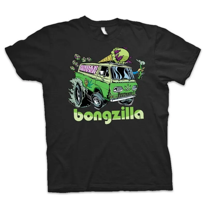 Bongzilla #04 t-skjorte svart bomull