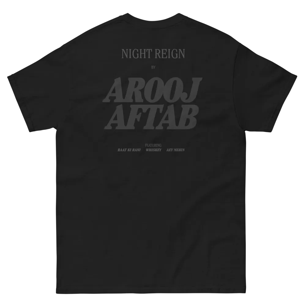 Verve Arooj Aftab Night Reign Logo t-skjorte