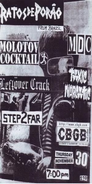Ratos De Porão Ao Vivo No CBGB CD album brukt live
