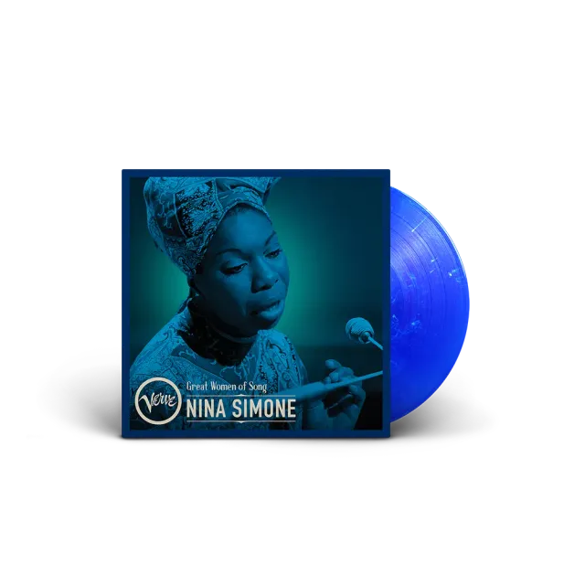 Verve Great Women Of Song Nina Simone vinyl LP blå swirl