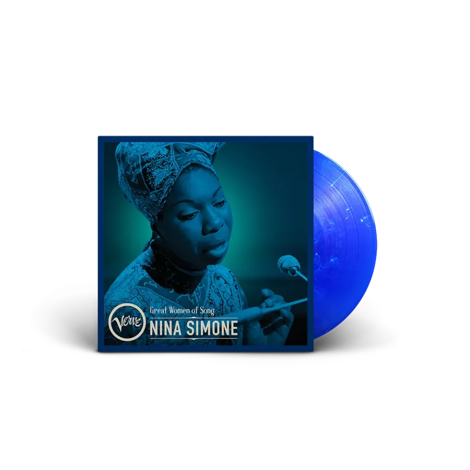 Verve Great Women Of Song Nina Simone vinyl LP blå swirl