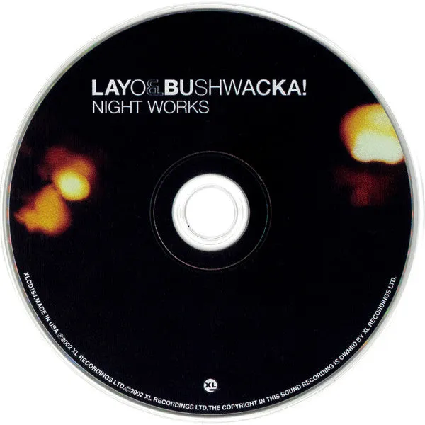 Layo & Bushwacka Night Works CD brukt album house