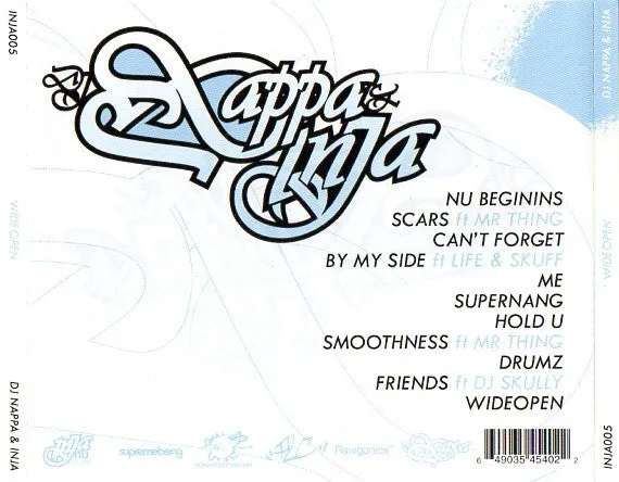 DJ Nappa & Inja WideOpen CD brukt