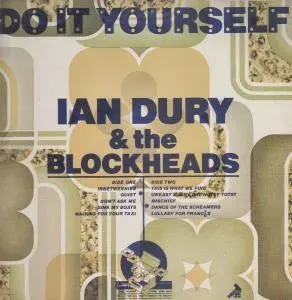 Ian Dury Do It Yourself LP brukt vinyl wallpaper