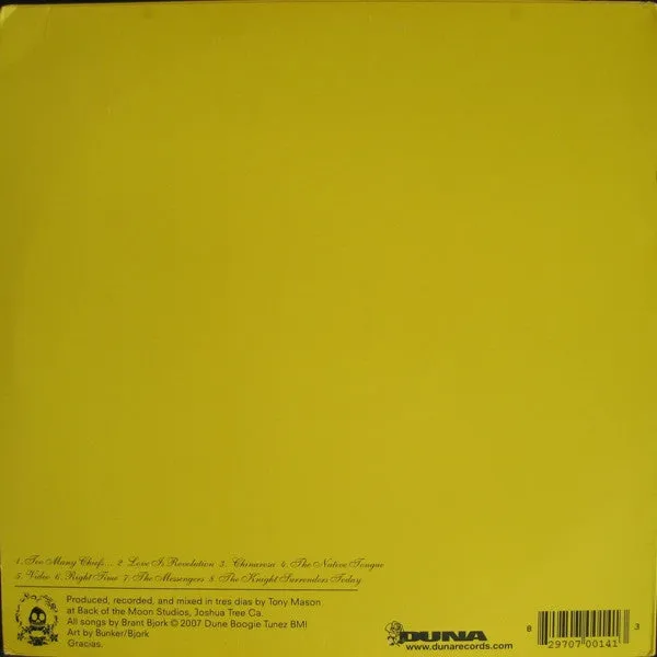 Brant Bjork Tres Dias LP vinyl brukt