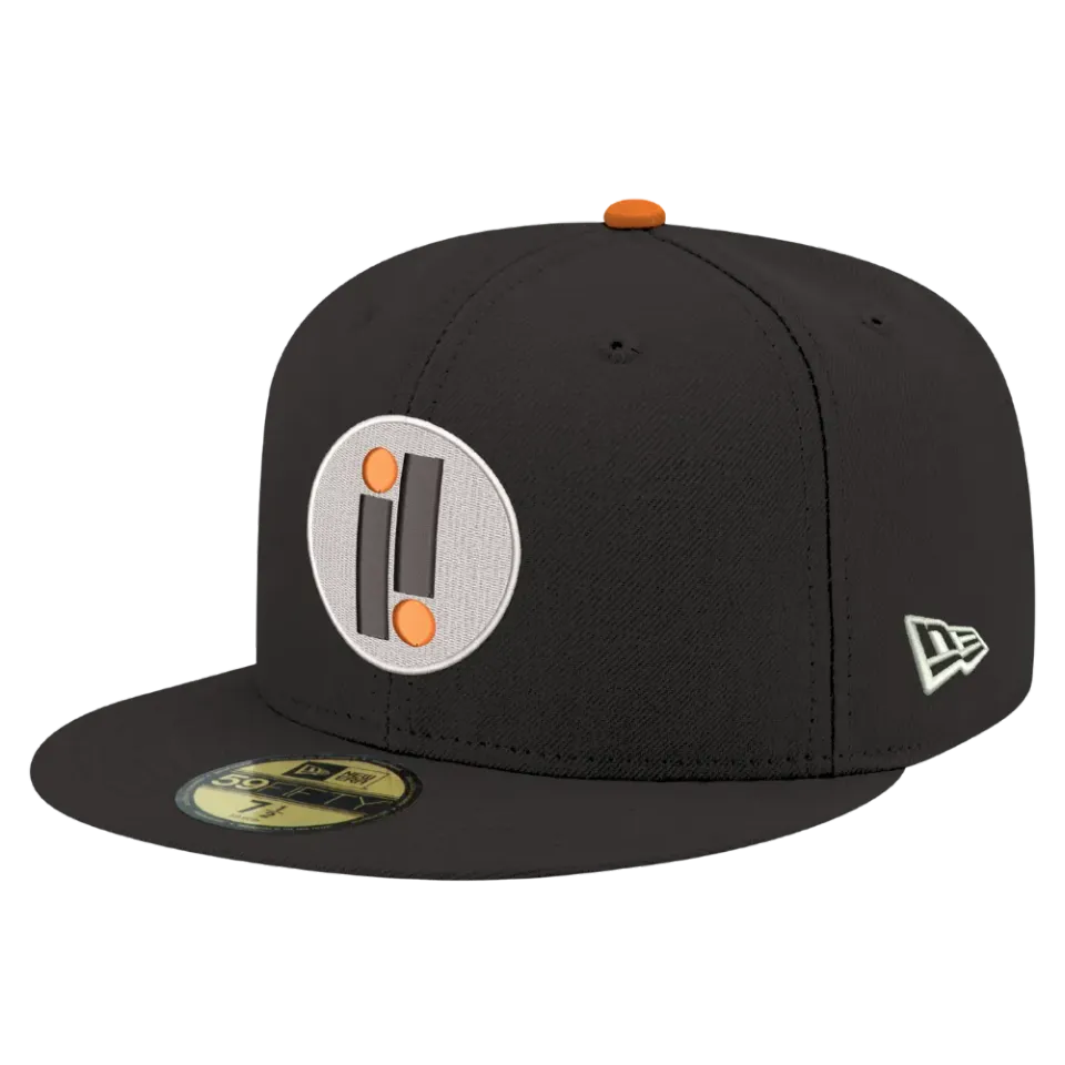New Era Impulse 59FIFTY fitted caps svart brodert