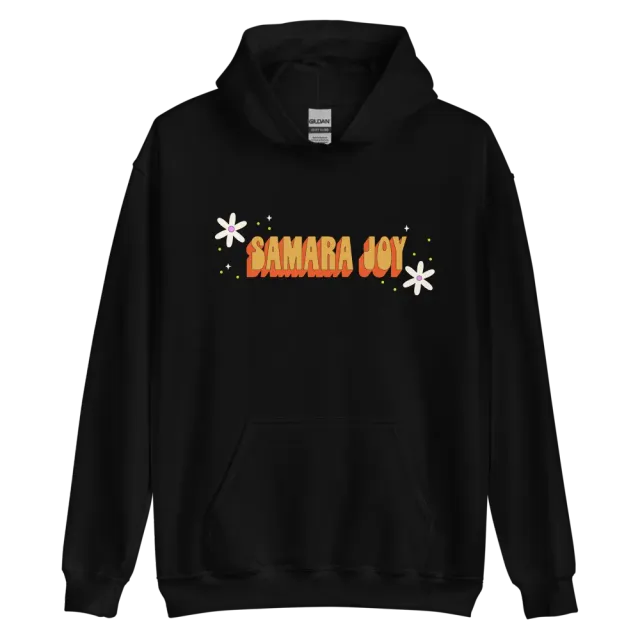 Samara Joy hettegenser sort unisex