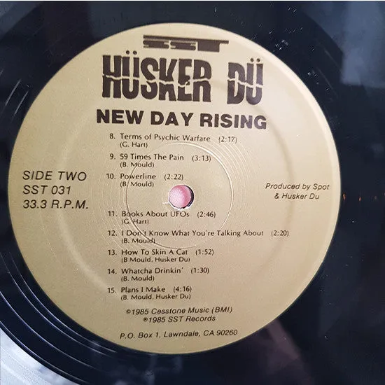 Hüsker Dü New Day Rising LP brukt reissue punk