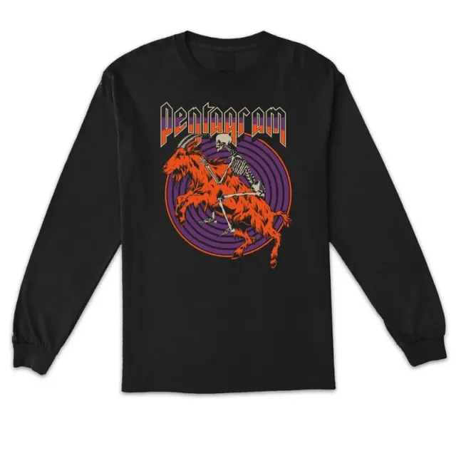 Pentagram #01 Black longsleeve svart offisiell