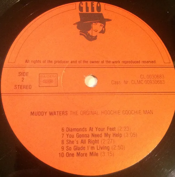 Muddy Waters The Original Hoochie Coochie Man LP brukt blues
