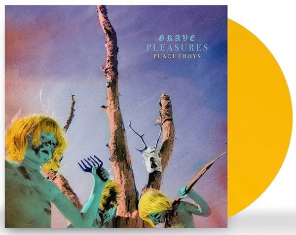 Grave Pleasures Plagueboys LP gul vinyl brukt ltd