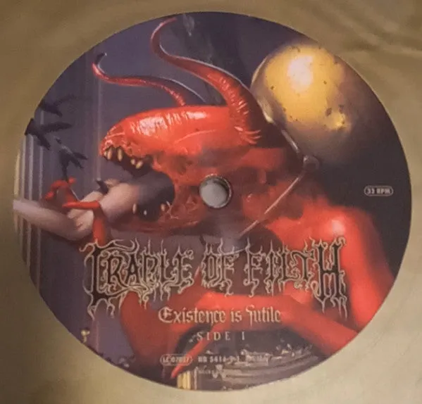 Cradle Of Filth Existence Is Futile 2xLP gullvinyl boks brukt