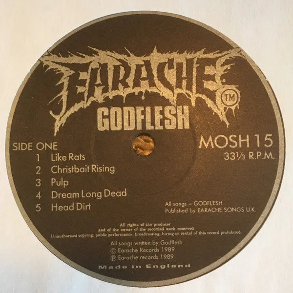 Godflesh Streetcleaner LP brukt NM industrial metal