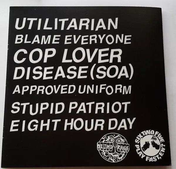 Government Clean-Up Plan Reality Confusion 7" brukt