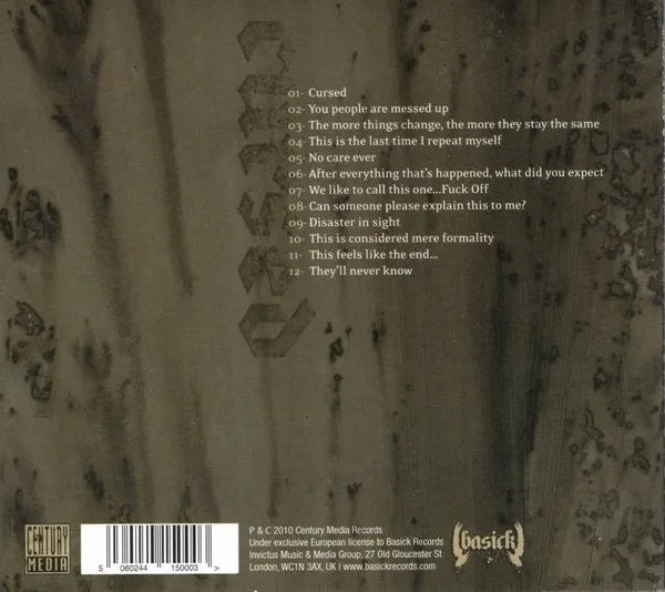Ion Dissonance Cursed CD brukt digipak metal